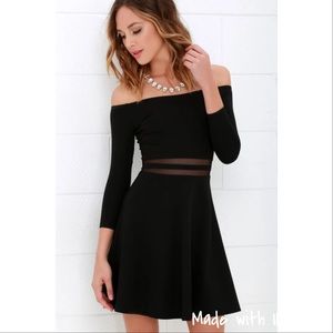 XS black Lulu’s skater dress